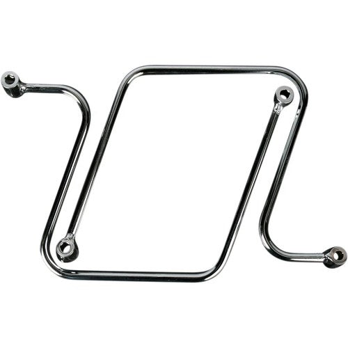 Cobra Saddlebag Protectors and Supports (Chrome) 02-6241
