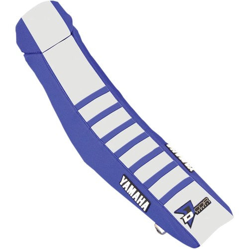 D'Cor Visuals Seat Cover (White / Blue) 30-50-466