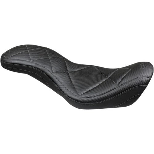 Mustang Super Tripper Seat - Carbon - Dyna (Black) 75229