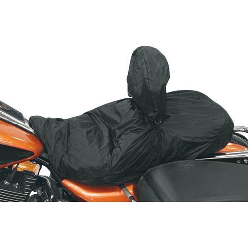 Mustang Seat Rain Cover with Driver Backrest Cover (Black) 77599