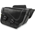 Willie & Max Luggage Fleetside Slant Saddlebags (Black) Pair | 58709-20