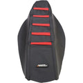 Moose Racing Ribbed Seat Cover - Honda (Black / Red) CRF45013-331RT