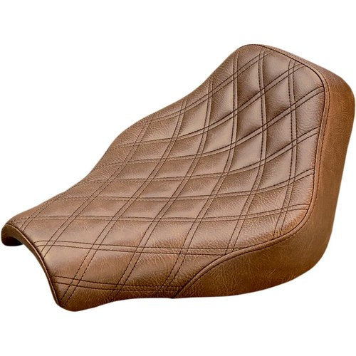 Saddlemen Renegade Solo Seat - Lattice Stitched (Brown) 818-30-002BLS