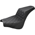 Saddlemen Step Up 2-Up Seat - Driver's Lattice Stitched (Black) 818-30-172