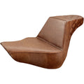 Saddlemen Step Up 2-Up Seat - Passenger Lattice Stitched (Brown) 818-27-173BR