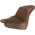 Saddlemen Step Up 2-Up Seat - Tuck and Roll/Diamond (Brown) 818-31-176BR