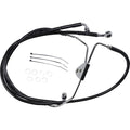 Drag Specialties +8" Brake Line - Front - Black Vinyl - 08-13FLT | 620085-8BLK