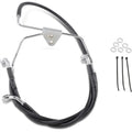 Drag Specialties Front Brake Line Flht 96-07 Black | 660411-BLK