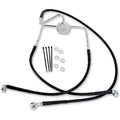 Drag Specialties Front Brake Line FLHR94-07 Black | 644410-BLK