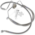 Drag Specialties +6" Brake Line - Front - Stainless Steel - FLHR94-07 | 644410-6