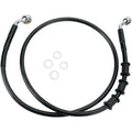 Drag Specialties +2" Brake Line - Front - Black Vinyl - FLSTN08-14 | 680219-2BLK