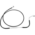 Drag Specialties +8" Brake Line - Front - Black Vinyl - FLT9-13ABS | 691182-8BLK