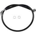 Drag Specialties Brake Line - 18- Softail - Black +4" | 618601-4BLK