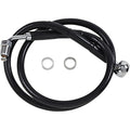 Drag Specialties Brake Line - 18- Softail - Black +8" | 618601-8BLK