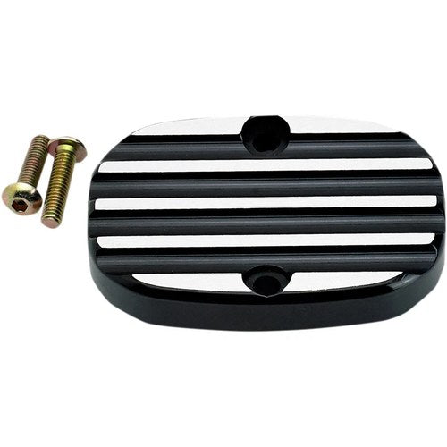 Joker Machine Master Cylinder Cover - Finned - Black - FL | 08-008B