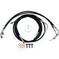 LA Choppers Brake Lines - Black -12-14 Fltr ABS | LA-8050B13B