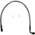Magnum Black Pearl Upper Brake Line - ABS - 10mm/90 Degree - 20" | AS47220
