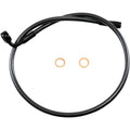 Magnum Black Pearl Brake Line - 90 Degree 12mm - 30" | AS478030