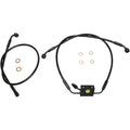 Magnum XR Brake Line Kit - 26" Black/Black Fittings - Softail ABS Dual Disc