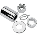 Colony Axle Spacer/Nut Kit - Rear - Chrome - 00-05 Dyna | 2038-4