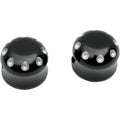 Covingtons Axle Caps - Black - Flst | C0011-B