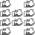 James Gasket Oil Pump Cover Gasket Big Twin - 10 Pack | 26276-80-A