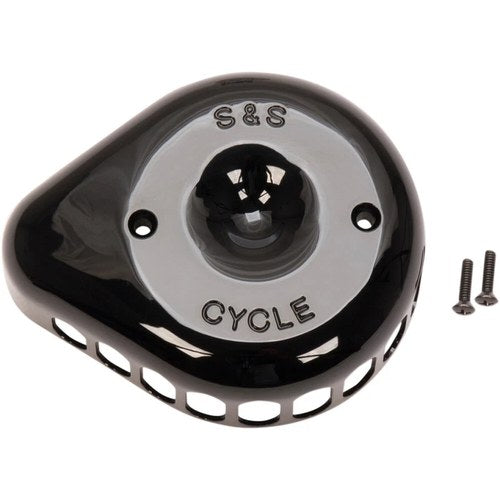 S&S Cycle Cover Air Cleaner Mini Tear-Drop (Black) 170-0366
