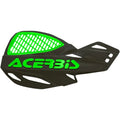 Acerbis Black/Green Vented Uniko Handguards | 2072671043