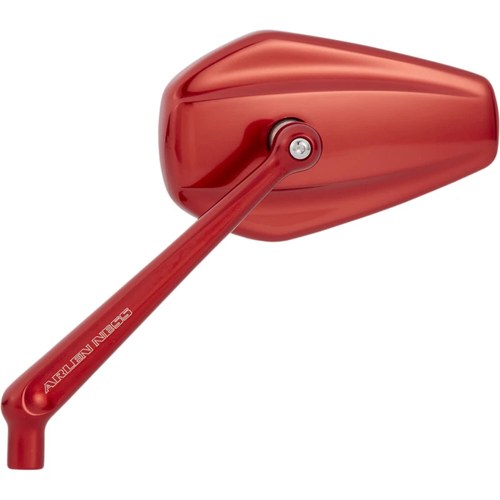 Arlen Ness Mini Stocker Right Mirror - Red | 13-155