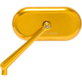 Arlen Ness Oval Mirror - Gold | 13-175