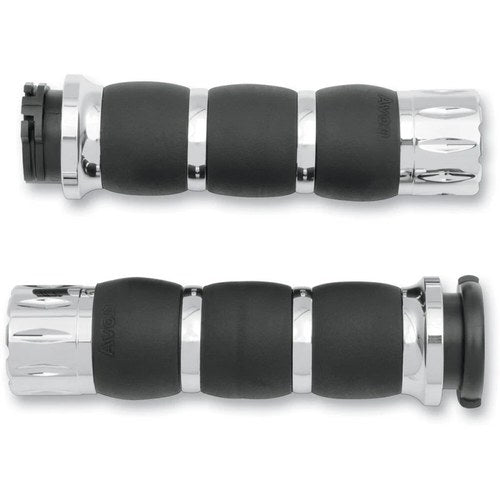 Avon Grips Chrome Rival Velvet Air Grips | AIR-93-RIV