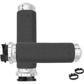 Avon Grips Chrome Medium Memory Foam Grips for Metric | MT-MF-63A-CH