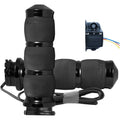 Avon Grips Black Heated Air Cushion Grips for Cable | AIR-90-ANO-HT