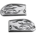 Baron Chrome Flame Master Cylinder Cover for Yamaha | BA-7629-03