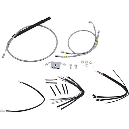 Burly Brand Stainless Steel Control Kit for 14" Gorilla Handlebars | B30-1243