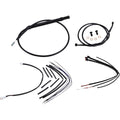 Burly Brand Black Vinyl Jail Bar Cable Kit For 14" Handlebars | B30-1258