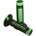 Domino Black/Green Diamonte Dual Compound Grips | A26041C4440