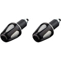 Driven Racing Black/Silver Bar End Weight | DXB-BK2