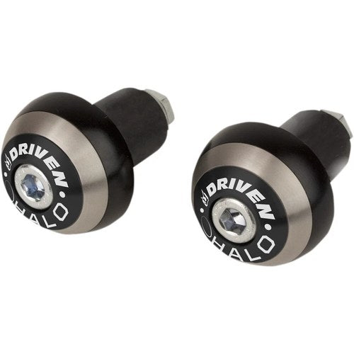 Driven Racing Black Halo Bar End | DHBEW-BK