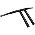 Drag Specialties Flat Black 10" Buffalo T-Bar Handlebar | 0601-3505