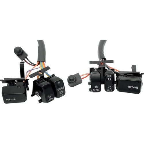 Drag Specialties Black Switch Kit for '96 - '13 | H18-0335B