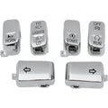 Drag Specialties Standard Chrome Switch Caps | H18-033500-C