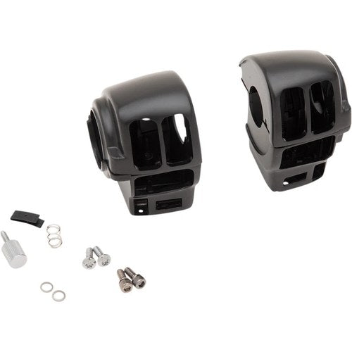 Drag Specialties Matte Black Cruise Switch Housing for '08 - '13 | H07-0783MB