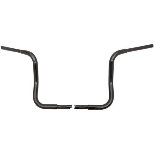 Fat Baggers Black 12" Rounded Top Handlebar | 903012-B