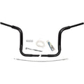 Fat Baggers 12" Black 1-1/2" Rounded Top Handlebar Kit | 809412-B