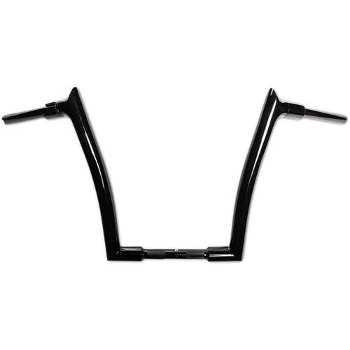 Fat Baggers 14" Black 1-1/2" Pointed Top Handlebar | 807014-B