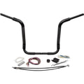 Fat Baggers 16" Black 1-1/2" Rounded Top Handlebar Kit | 809416-B