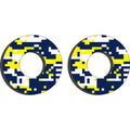 Factory Effex Blue/Yellow Husqvarna Grip Donuts | 22-67600