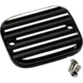Joker Machine Black/Silver Finned Front Brake Master Cylinder Cover | 951019-2