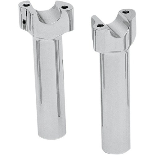 Drag Specialties Chrome 6" Buffalo Risers | 18031512
